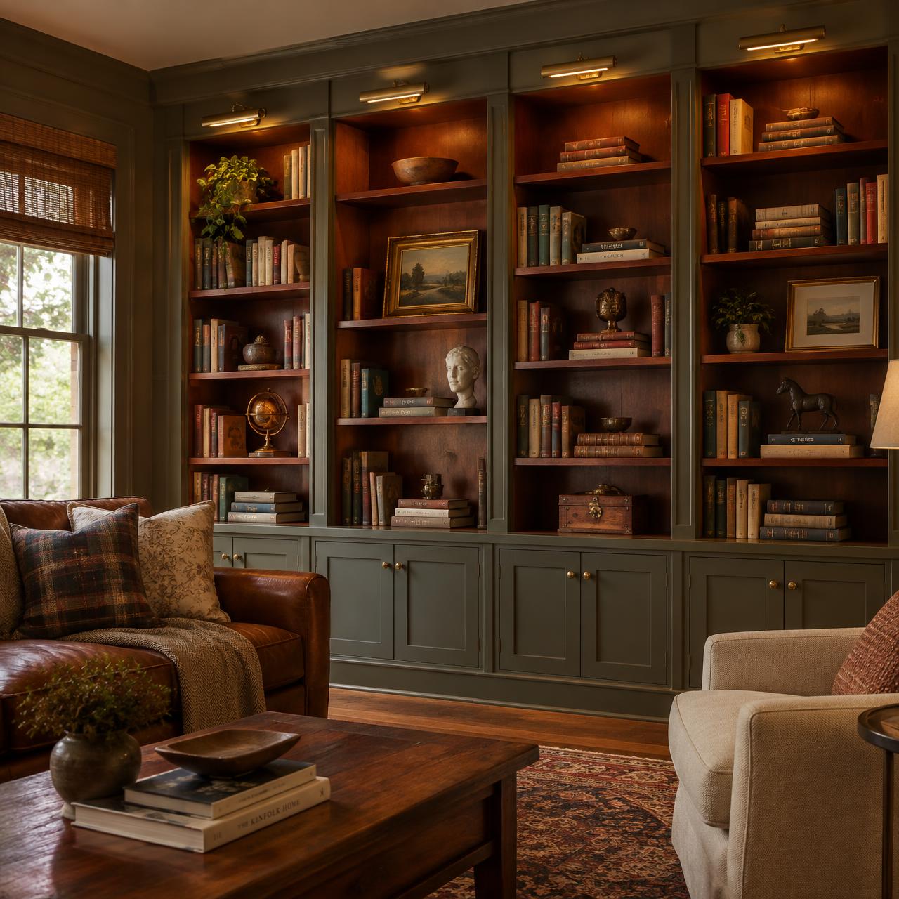 Illustrative built-ins & shelving design