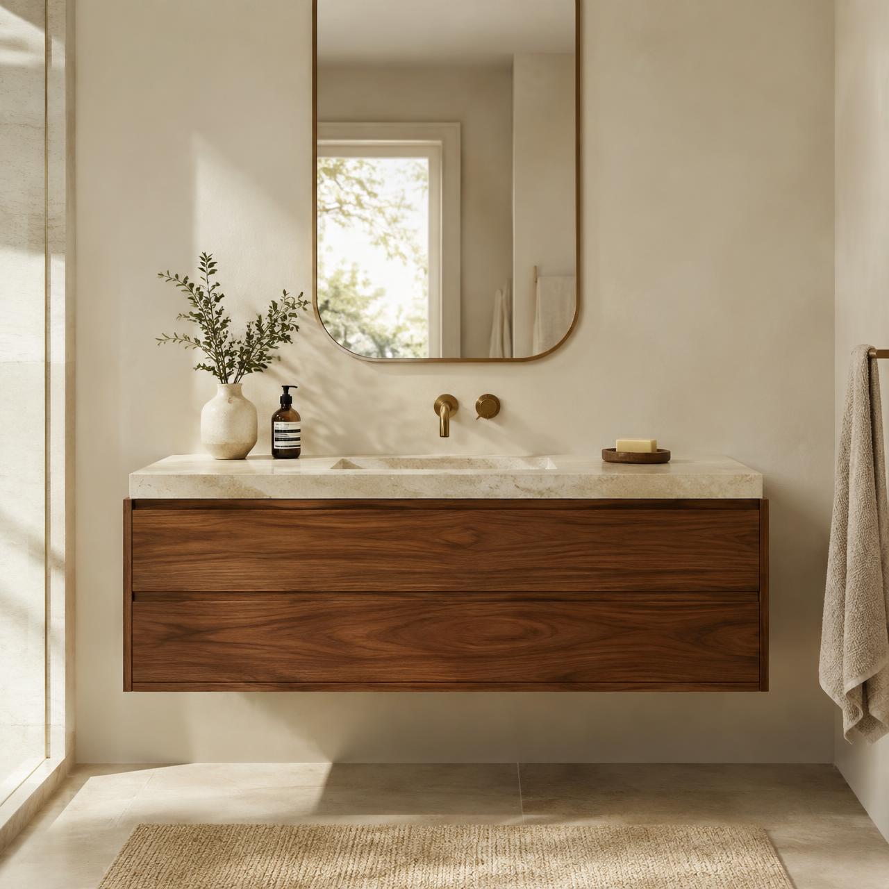 Illustrative bathroom vanities design